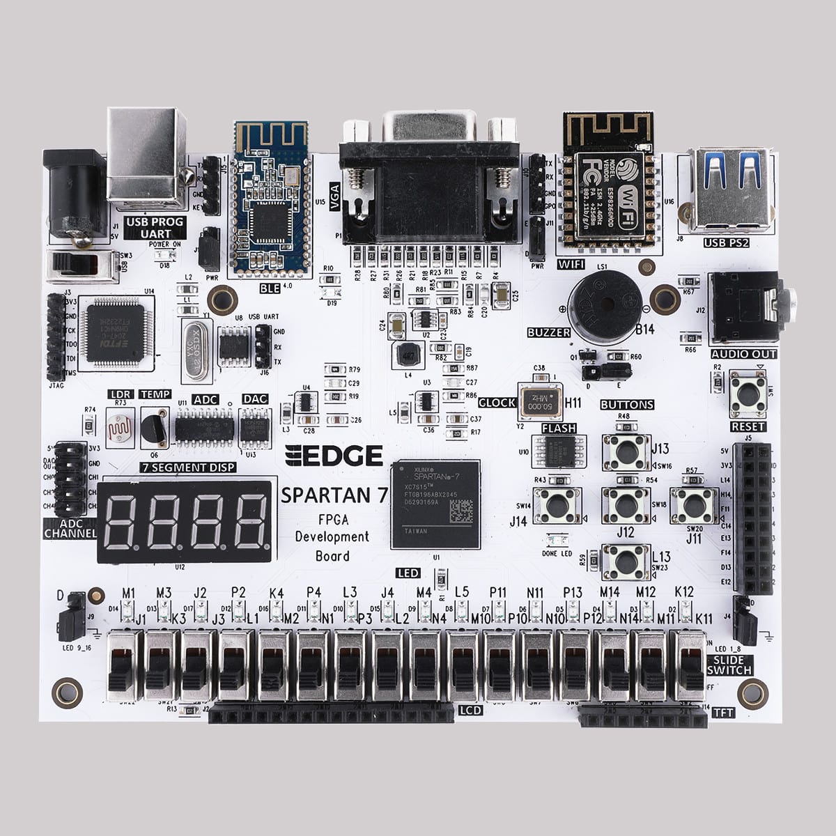 Spartan 7 - single sided PCB layout